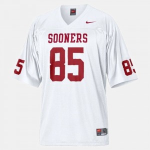 Oklahoma Sooners Ryan Broyles Jersey White For Kids College Football #85