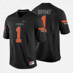 Oklahoma State Cowboys and Cowgirls Dez Bryant Jersey College Football #1 Black Mens