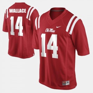 Ole Miss Rebels Bo Wallace Jersey College Football Mens Red #14