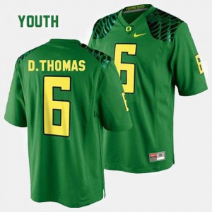 Oregon Ducks De'Anthony Thomas Jersey College Football For Kids #6 Green