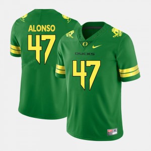 Oregon Ducks Kiko Alonso Jersey College Football Green Mens #47