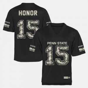 Penn State Nittany Lions Jersey Black College Football For Men's #15
