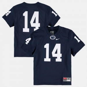 Penn State Nittany Lions Jersey College Football #14 Navy For Kids