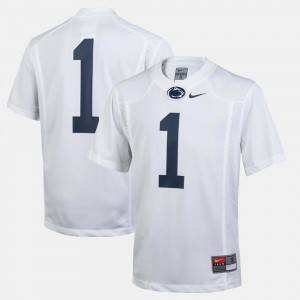 Penn State Nittany Lions Jersey #1 Youth(Kids) College Football White