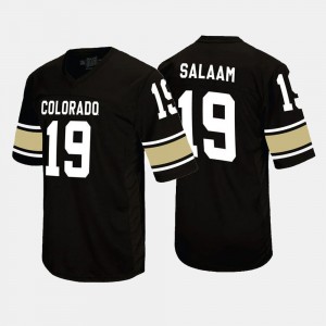 Colorado Buffaloes Rashaan Salaam Jersey Men's Alumni Football Game Black #19