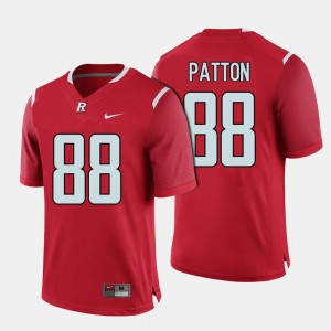 Rutgers Scarlet Knights Andre Patton Jersey College Football For Men's Red #88