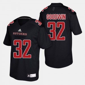 Rutgers Scarlet Knights Justin Goodwin Jersey College Football #32 For Men's Black