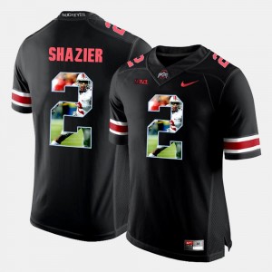 Ohio State Buckeyes Ryan Shazier Jersey Pictorial Fashion #2 For Men's Black