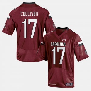 South Carolina Gamecocks Chris Culliver Jersey College Football #17 Cardinal For Men's