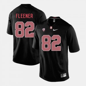 Stanford Cardinal Coby Fleener Jersey #82 Black Men College Football
