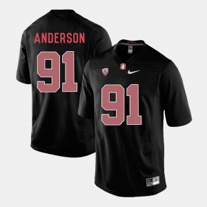 Stanford Cardinal Henry Anderson Jersey Men Black College Football #91