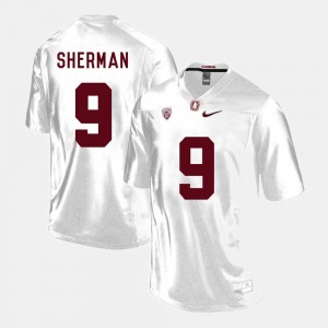 Stanford Cardinal Richard Sherman Jersey #9 White Mens College Football