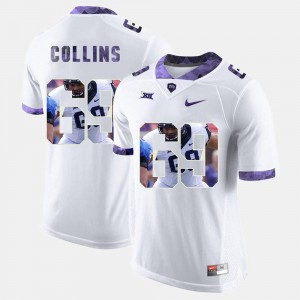 TCU Horned Frogs Aviante Collins Jersey High-School Pride Pictorial Limited #69 Men White