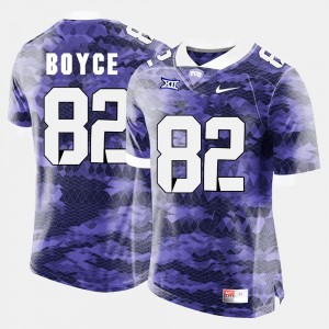 TCU Horned Frogs Josh Boyce Jersey #82 For Men College Football Purple