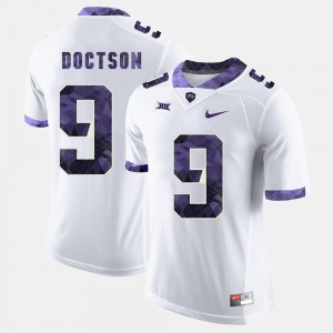TCU Horned Frogs Josh Doctson Jersey College Football #9 Mens White