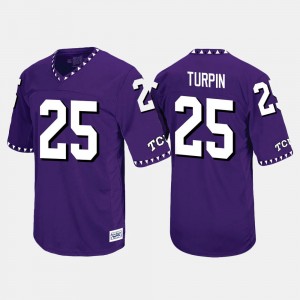 TCU Horned Frogs KaVontae Turpin Jersey Throwback Men Purple #25