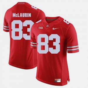 Ohio State Buckeyes Terry McLaurin Jersey Scarlet #83 Alumni Football Game For Men's