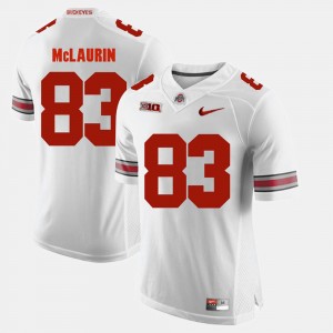 Ohio State Buckeyes Terry McLaurin Jersey White For Men's #83 Alumni Football Game
