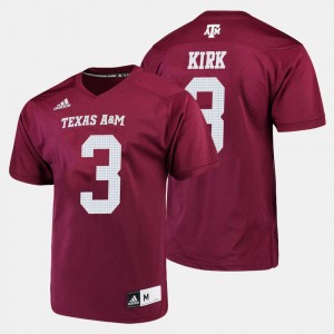 Texas A&M Aggies Christian Kirk Jersey For Men Maroon College Football #3