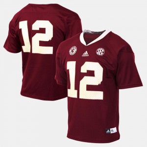 Texas A&M Aggies Jersey Maroon College Football For Kids #12