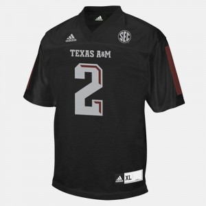 Texas A&M Aggies Johnny Manziel Jersey Youth College Football #2 Black