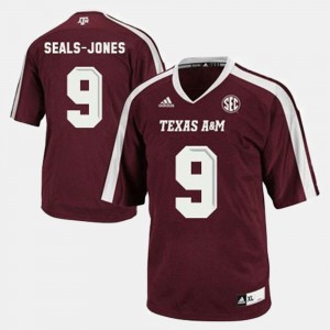 Texas A&M Aggies Ricky Seals-Jones Jersey Men's College Football #9 Red