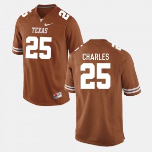 Texas Longhorns Jamaal Charles Jersey Burnt Orange Mens College Football #25