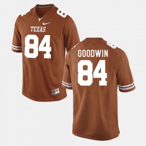 Texas Longhorns Marquise Goodwin Jersey Burnt Orange For Men #84 College Football
