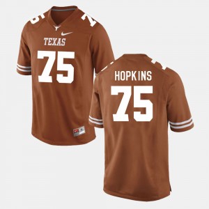 Texas Longhorns Trey Hopkins Jersey Burnt Orange For Men's College Football #75