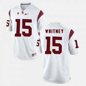 USC Trojans Isaac Whitney Jersey #15 Men's Pac-12 Game White