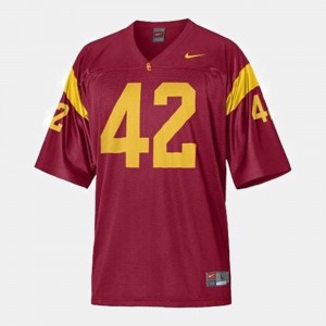 USC Trojans Ronnie Lott Jersey #42 For Kids Red College Football