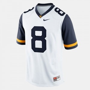 West Virginia Mountaineers Karl Joseph Jersey White College Football Youth(Kids) #8