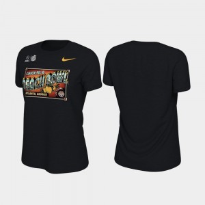 LSU Tigers T-Shirt Black For Women's 2019 Peach Bowl Bound Illustration