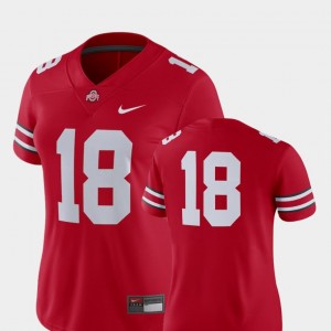 Ohio State Buckeyes Jersey Scarlet 2018 Game #18 College Football Women