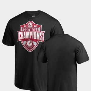 Alabama Crimson Tide T-Shirt 2018 SEC Football Champions Kids Black Big & Tall