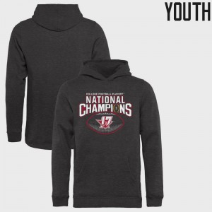 Alabama Crimson Tide Hoodie Heather Gray For Kids College Football Playoff 2017 National Champions Pick Six Bowl Game