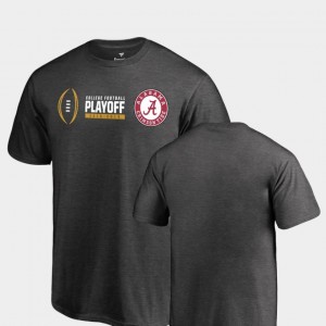 Alabama Crimson Tide T-Shirt Heather Gray Cadence Youth 2018 College Football Playoff Bound
