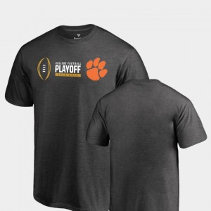 Clemson Tigers T-Shirt 2018 College Football Playoff Bound Cadence Kids Heather Gray