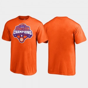 Clemson Tigers T-Shirt Kids Orange Gridiron College Football Playoff 2018 National Champions