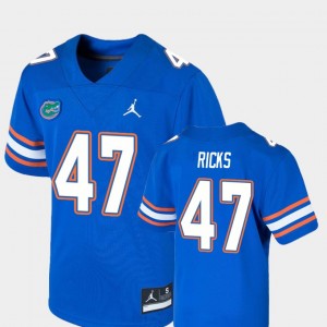 Florida Gators Isaac Ricks Jersey #47 College Football For Kids Game Royal