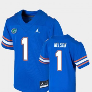 Florida Gators Reggie Nelson Jersey College Football #1 Youth Game Royal