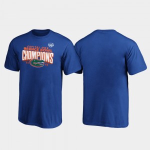 Florida Gators T-Shirt 2019 Orange Bowl Champions Royal Receiver Kids