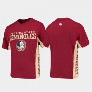 Florida State Seminoles T-Shirt Garnet For Kids Side Bar