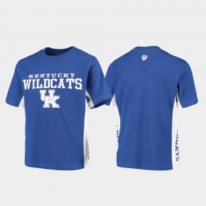 Kentucky Wildcats T-Shirt Side Bar Royal Kids
