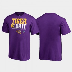 LSU Tigers T-Shirt Youth(Kids) Purple 2019 Fiesta Bowl Champions Endaround