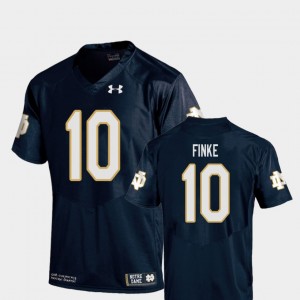 Notre Dame Fighting Irish Chris Finke Jersey Replica College Football Youth(Kids) #10 Navy