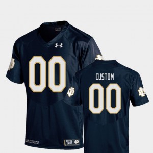 Notre Dame Fighting Irish Customized Jersey Navy College Football #00 For Kids Replica