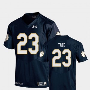 Notre Dame Fighting Irish Golden Tate Jersey #23 Kids Replica Navy College Football