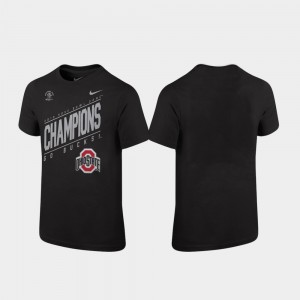 Ohio State Buckeyes T-Shirt Locker Room Black Kids 2019 Rose Bowl Champions