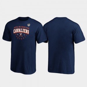 Virginia Cavaliers T-Shirt Navy Youth Tackle 2019 Orange Bowl Bound
